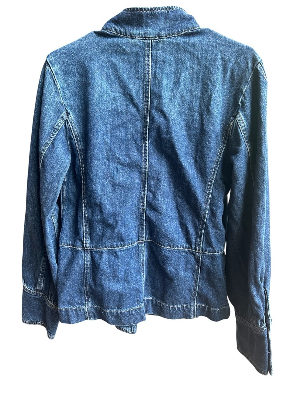 FREE PEOPLE IMOGENE DENIM OFFICER JACKET - Picture 3 of 9